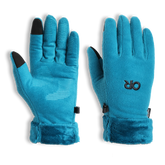 Women's Fuzzy Sensor Gloves