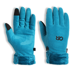 Women's Fuzzy Sensor Gloves