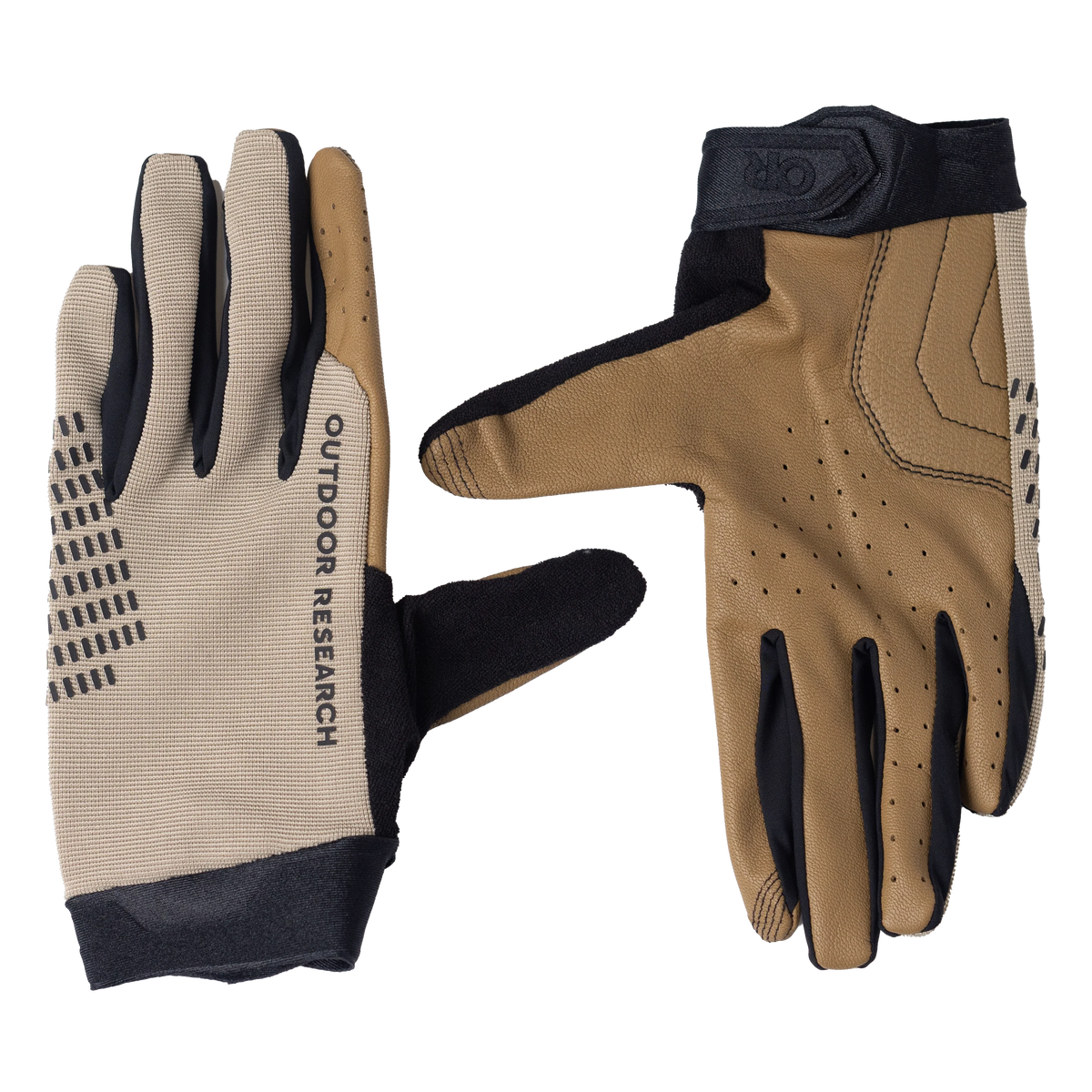 Freewheel MTB Leather Palm Bike Gloves